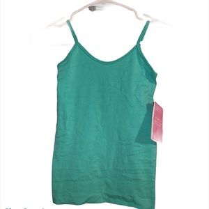 Turquoise powder room tank top